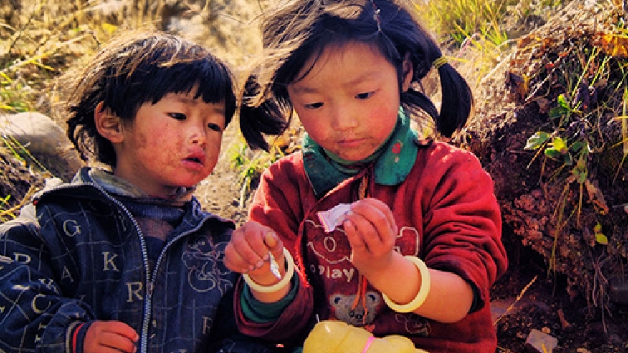 藏族兒童的人生最初洗禮